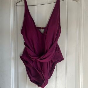 Elegant Plum Women's Bathing Suit